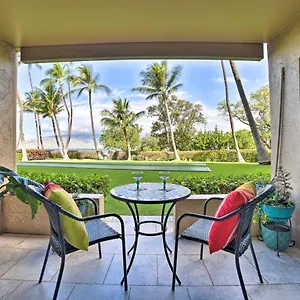 Ocean-view With Lanai Steps To Beach! Kihei